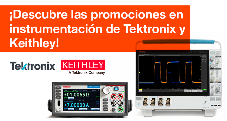 Promociones Tektronix y Keithley