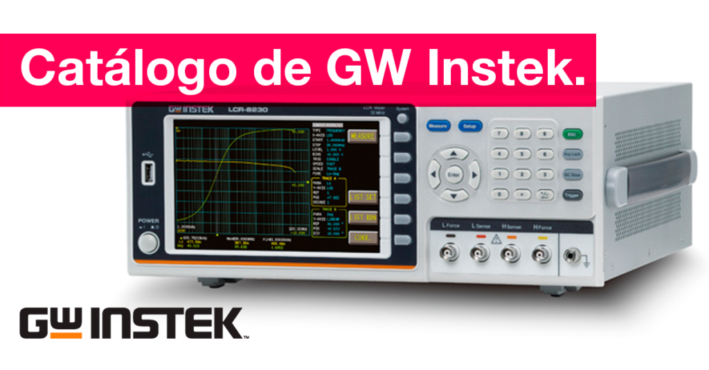 Catálogo LCR e impedancia GW Instek