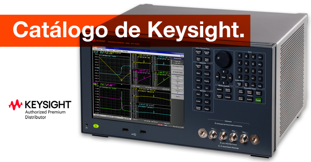 Catálogo LCR e impedancia Keysight