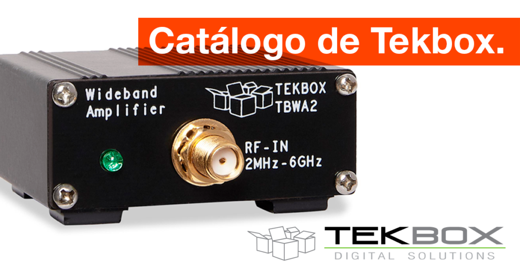 Catálogo amplificadores y accesorios RF Tekbox