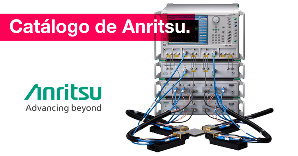 Catálogo analizadores vectoriales de redes Anritsu