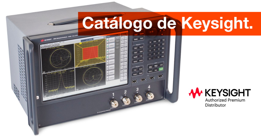 Catálogo analizadores vectoriales de redes Keysight