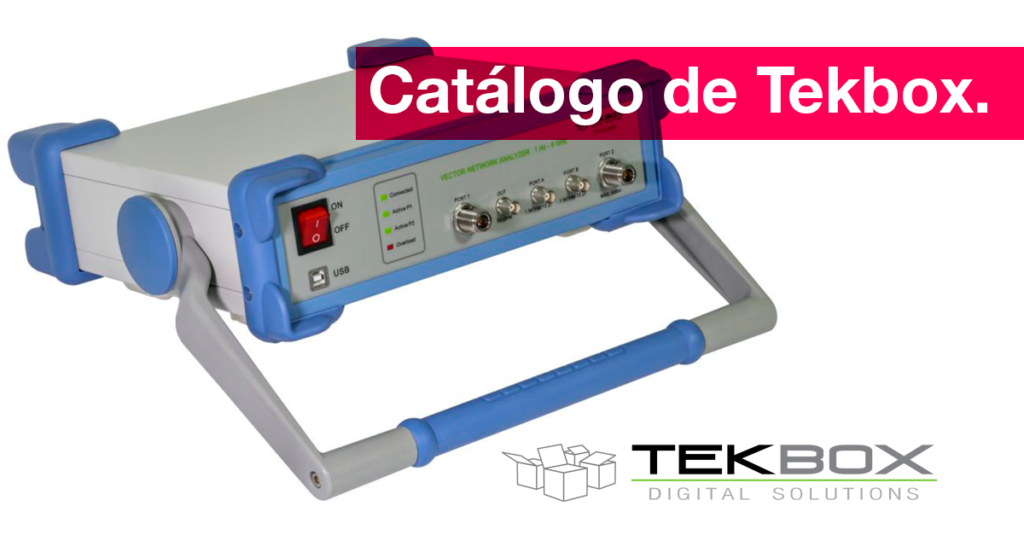 Catálogo analizadores vectoriales de redes Tekbox
