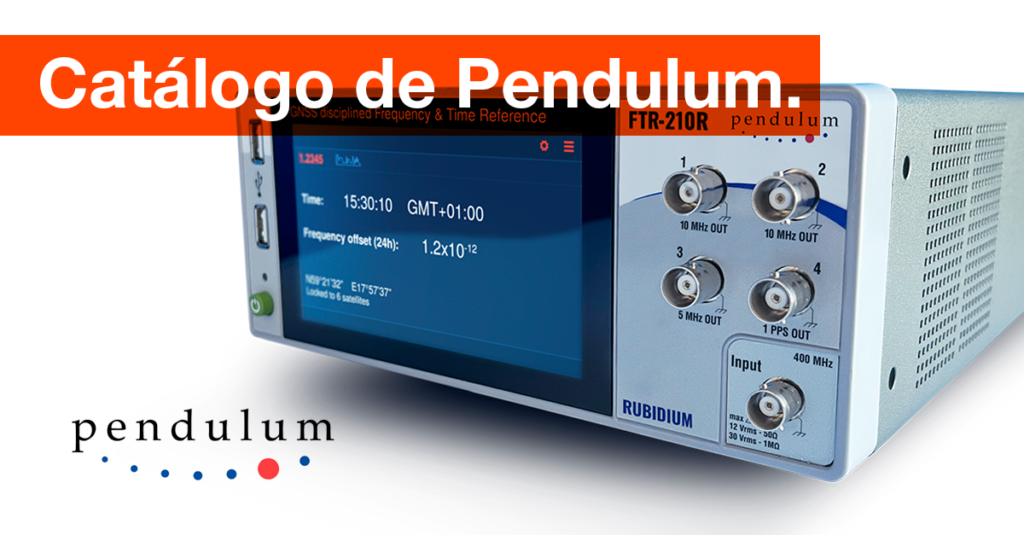 Catálogo tiempo y frecuencia Pendulum