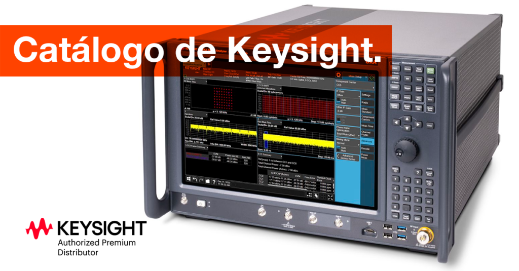 Catálogos analizadores de espectro Keysight