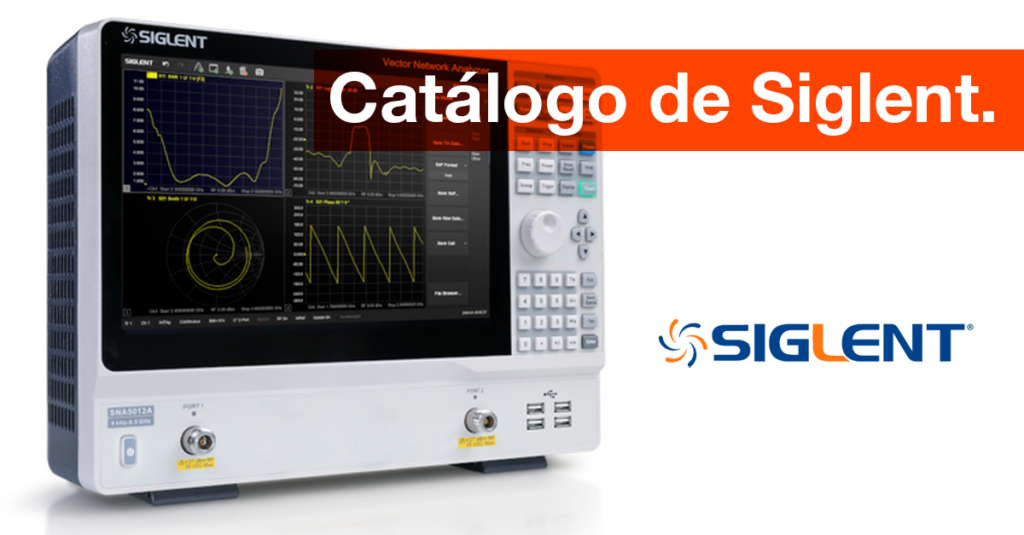 Catálogos analizadores de espectro Siglent