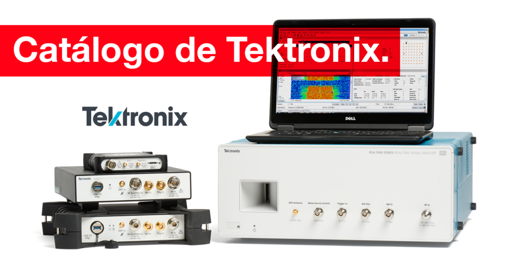 Catálogos analizadores de espectro Tektronix
