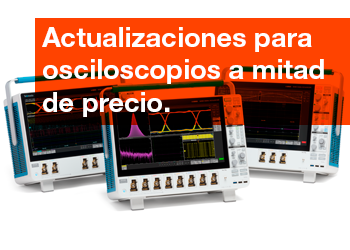 50% en actualizaciones en osciloscopios